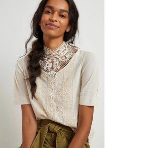 NEW Anthropologie Celine Lace Top